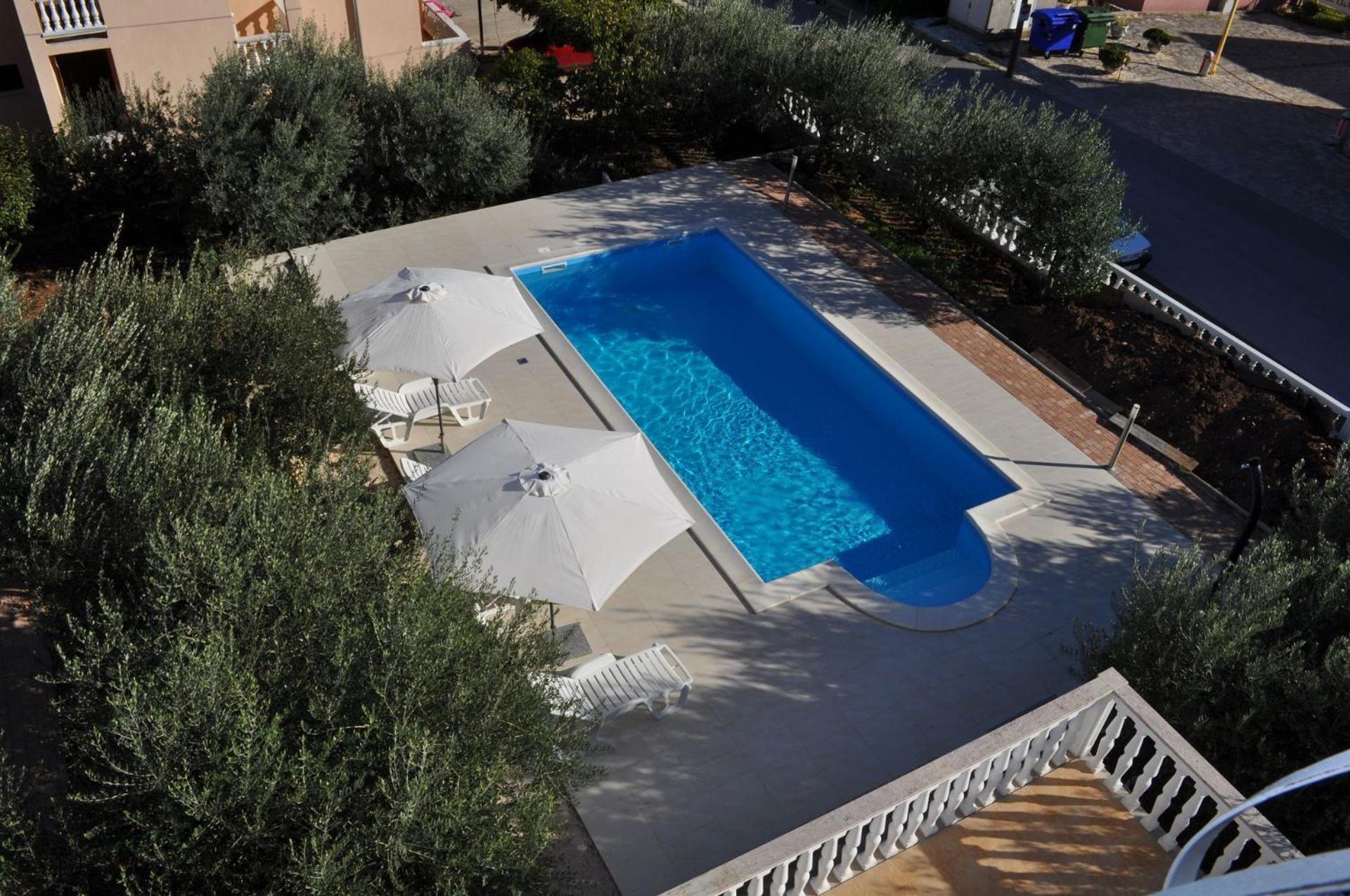 Apartments Olive Garden - Swimming Pool Биоград-на-Мору Экстерьер фото